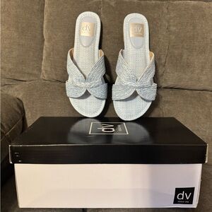 Dolce Vita Sz 6M Women's Blue Slide Sandals NWT😊😊